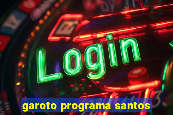 garoto programa santos